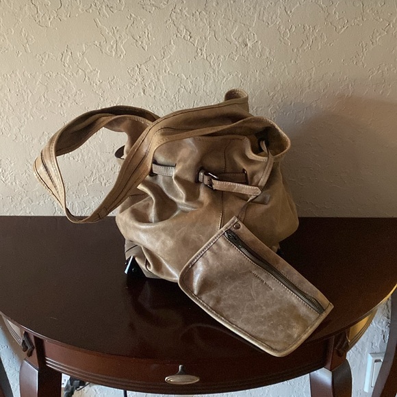 ALEXANDER WANG ROBYN medium beige Bag Nubuck Drawstring Bucket Detachable Pouch… - Picture 2 of 15